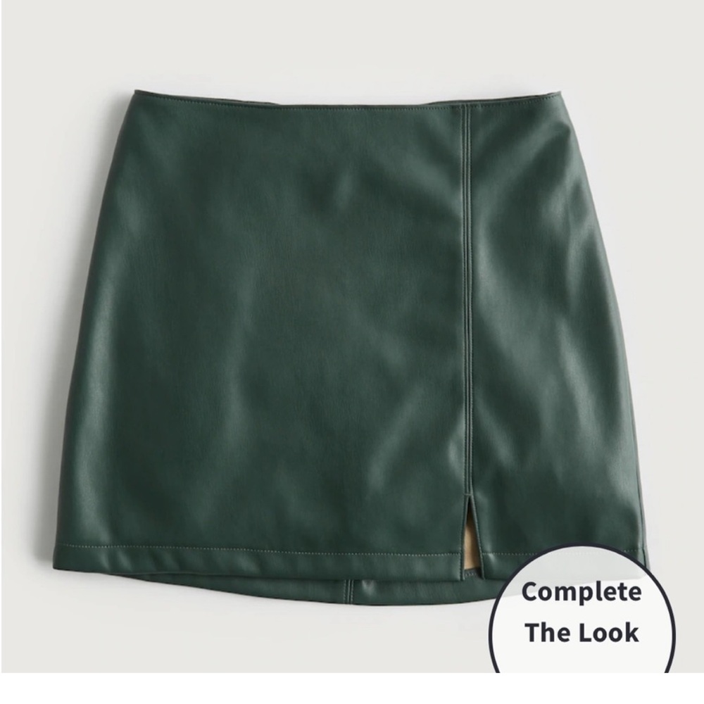Hollister Ultra High-Rise Vegan Leather Mini Skirt / NWT